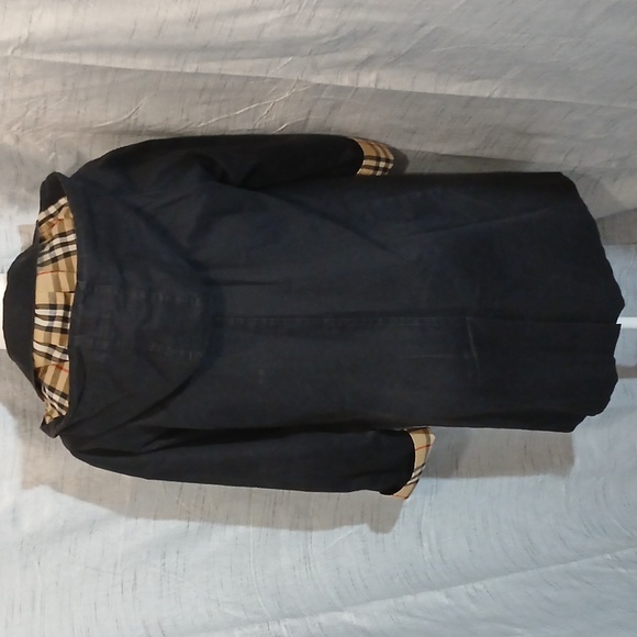 Burberry London Black Hooded Trench Coat - Picture 2 of 16